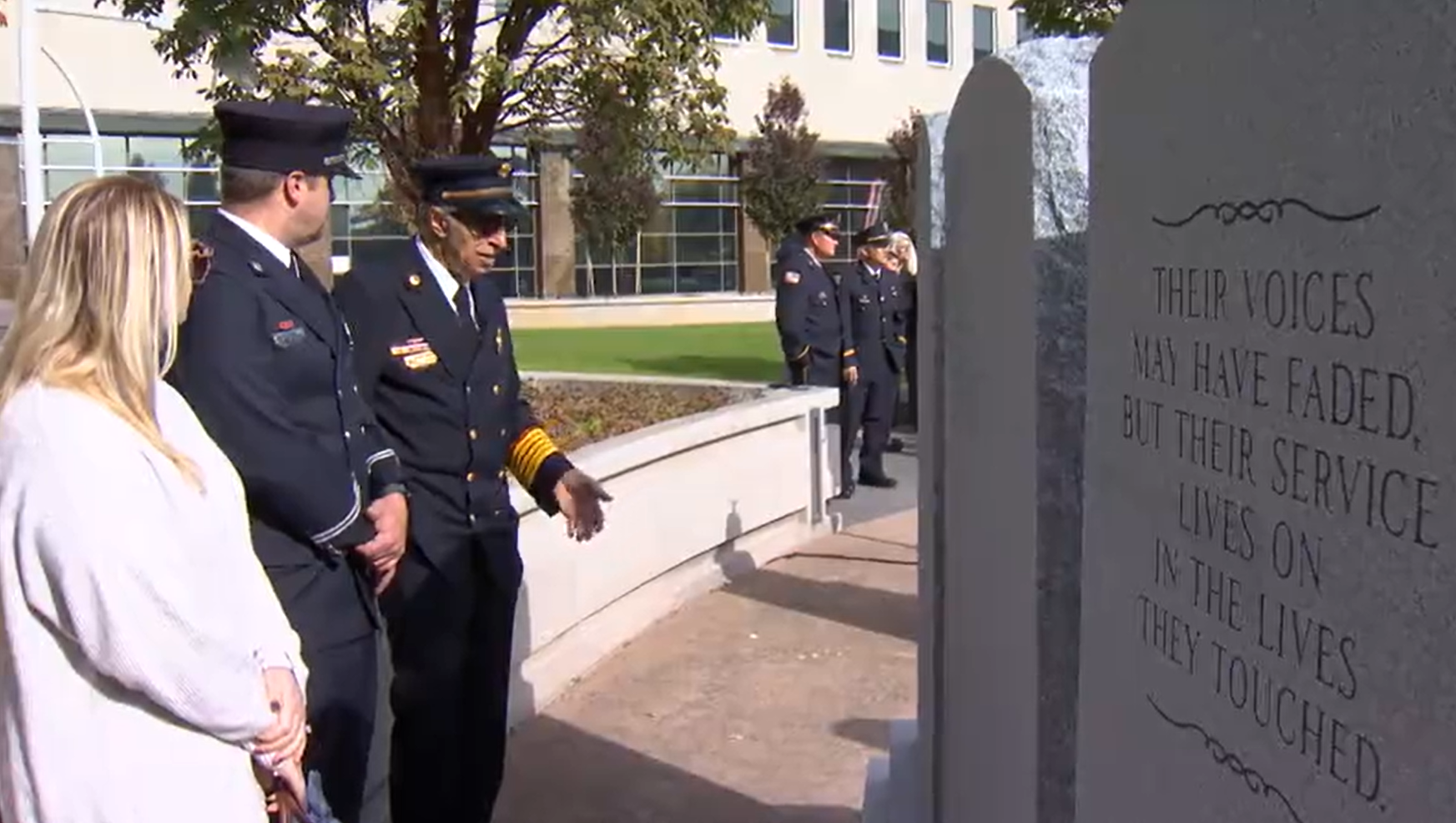 Local leaders dedicate memorial at Civic Center Plaza to honor first responders — WHEC News10NBC (Rochester)