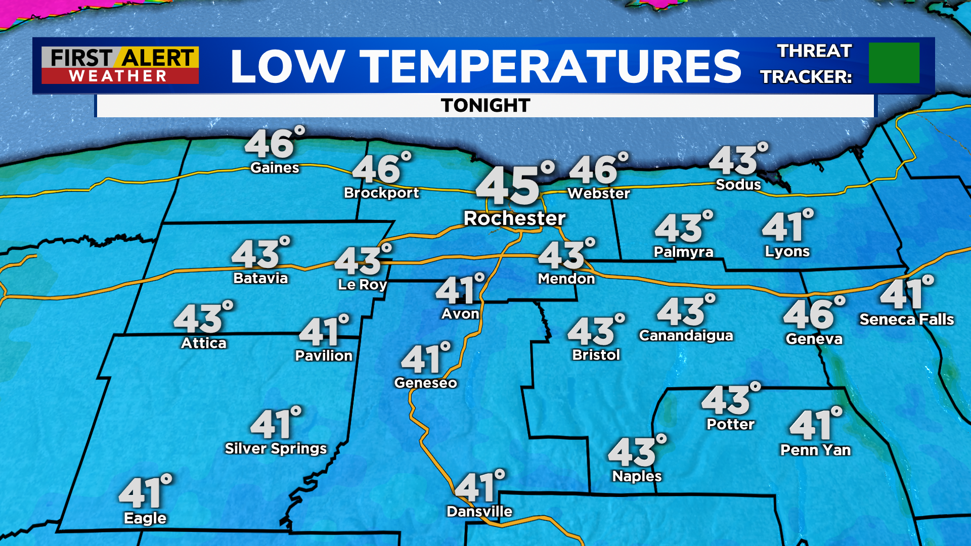 First Alert Weather: Mild for Monday, but tracking a cold front — WHEC News10NBC (Rochester)