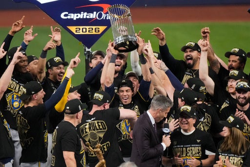 Yelich pays tribute to Uecker after finally leading Brewers to their first World Series title — WHEC News10NBC (Rochester)